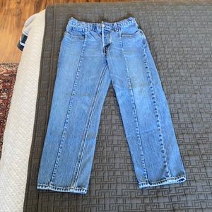 Levi’s High Rise Altered Straight Ankle Jeans